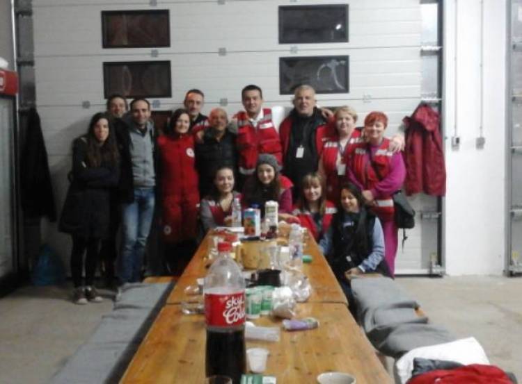 Volonteri Gradskog društva Crvenog križa Šibenik proveli tjedan dana pomažući migrantima u Opatovcu