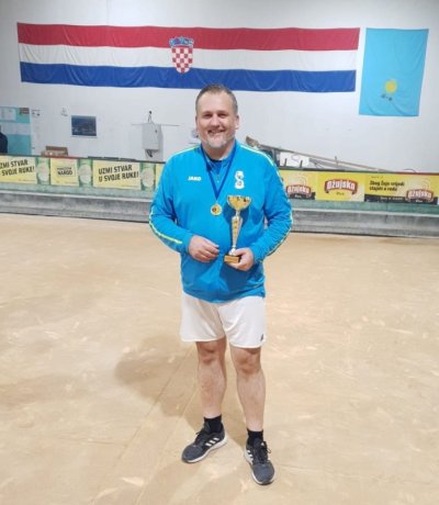 Dean Arambaša osvojio prvenstvo Šibensko-kninske županije u boćanju