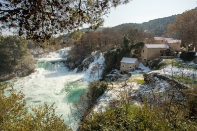 Zima Skradinski buk etno selo