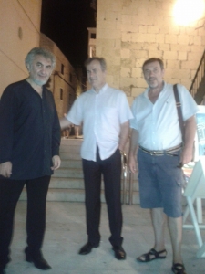 David Gregorian, Goran Končar nakon nastupa u Crkvi u Vodicama koji je te godine proglašen najboljim koncertom klasične glazbe u Hrvatskoj 