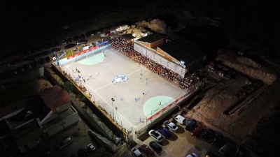 Vukšićka malonogometna Arena iz ptičje perspektive