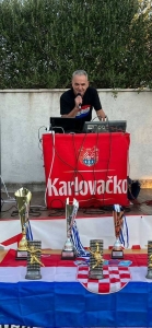 Voditelj i novinar turnira -Marko Ledenko-Mane